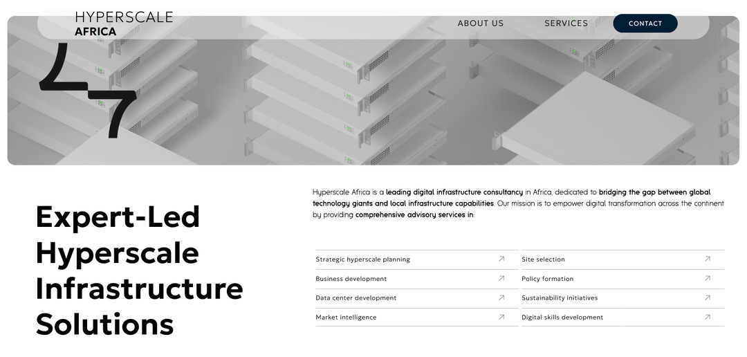 An image of the project home screen